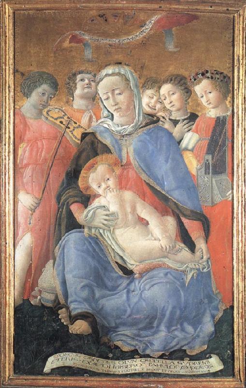 DOMENICO DI BARTOLO Madonna of Humility oil painting image